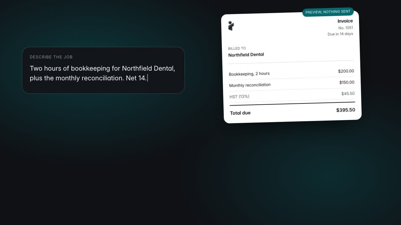 Invo.tax desktop product interface, shown as a focused work sample